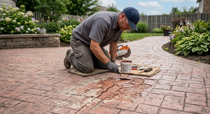 Decorative Concrete Repair in Acworth, GA